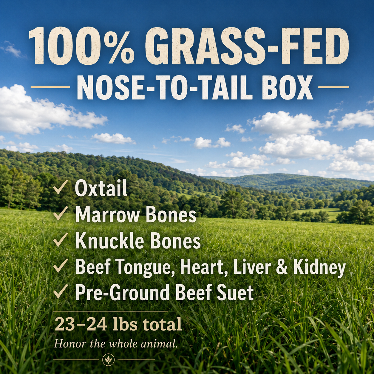 100% Grass-Fed Nose-to-Tail Box