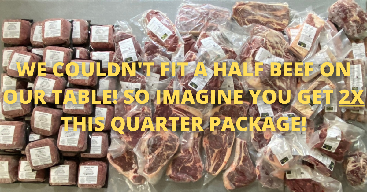 Half Beef Share (200 Pounds) Deposit - With FREE Freezer