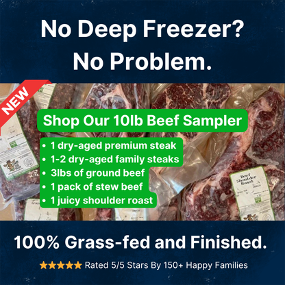 10 lb Grass-Fed Beef Sampler