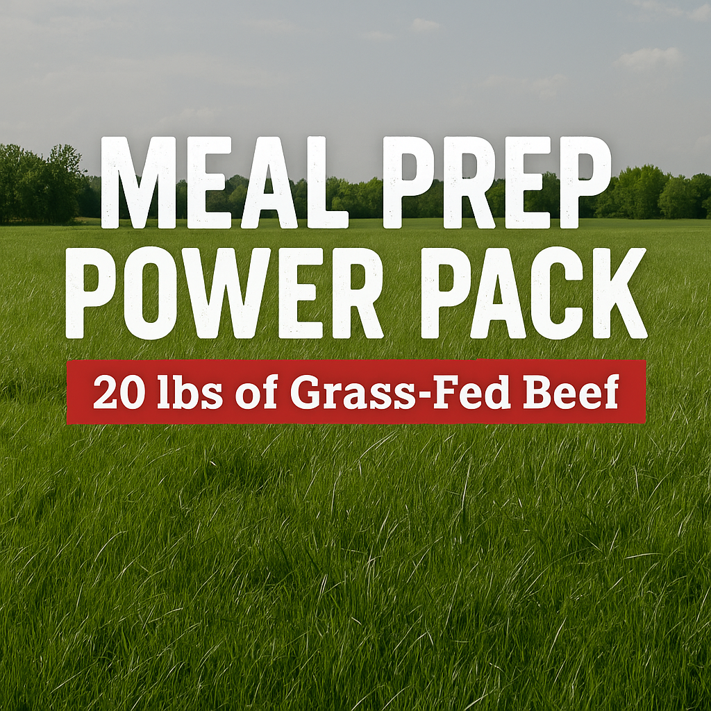 Meal Prep Power Pack – 20 lbs of Grass-Fed Beef