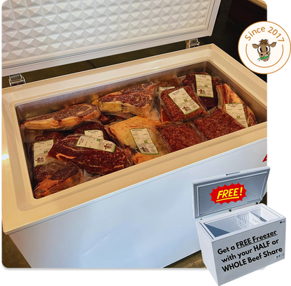Beef Share with FREE Chest Freezer