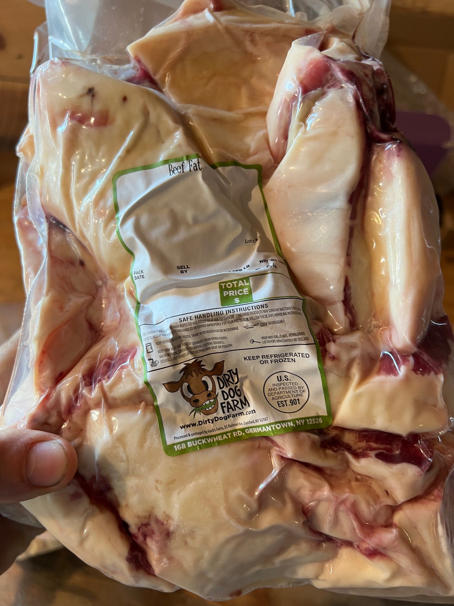 100% Grass-Fed Beef Fat