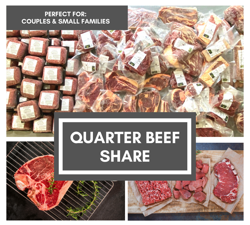 Quarter Beef Share (90+ Pounds) - AVAILABLE NOW