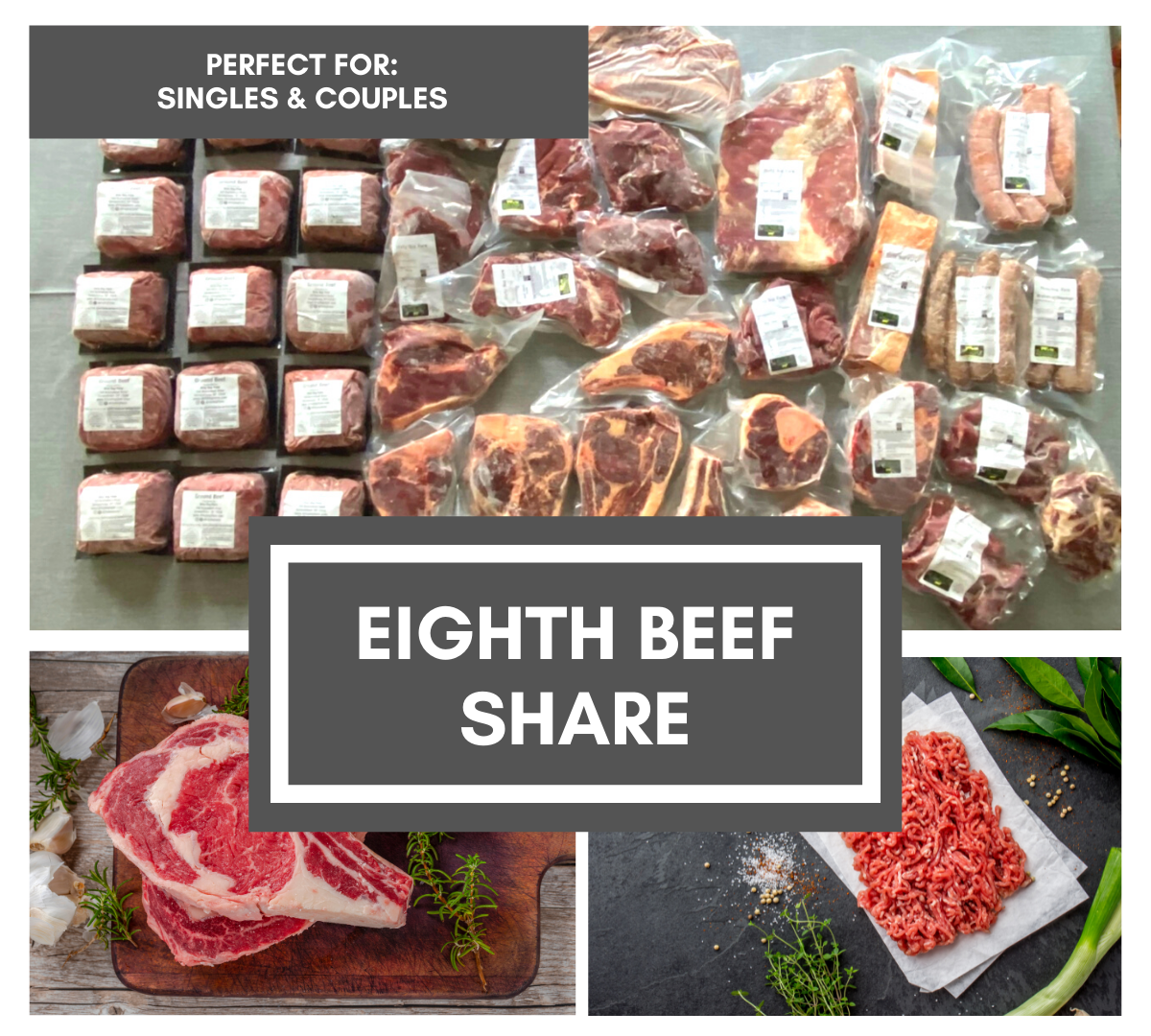 Eighth Beef Share (50 Pounds) - Deposit Only
